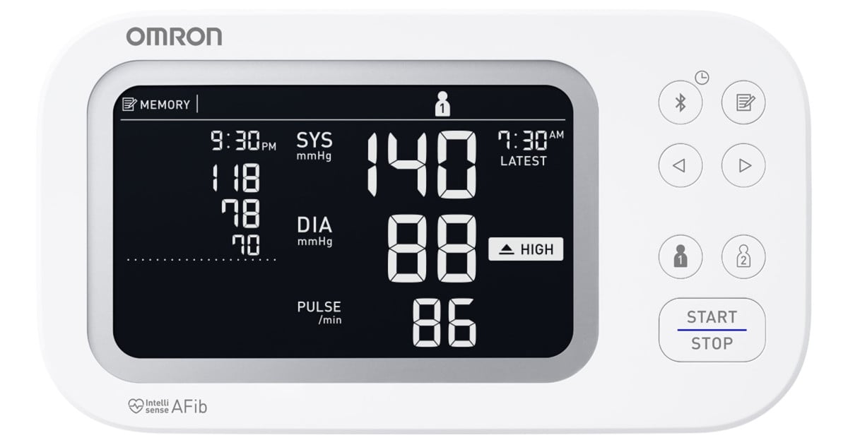OMRON Platinum Upper Arm Blood Pressure Monitor BP5465